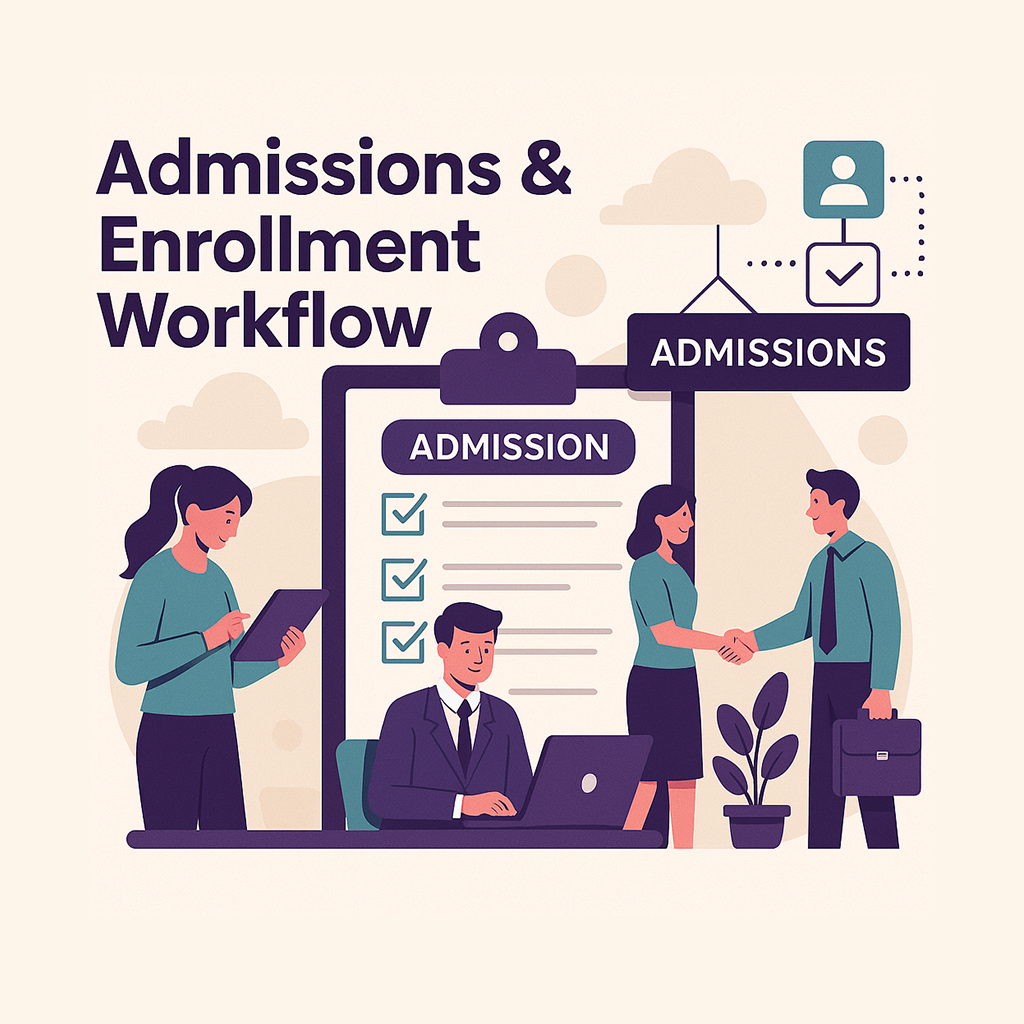 Admissions & enrollment workflow
