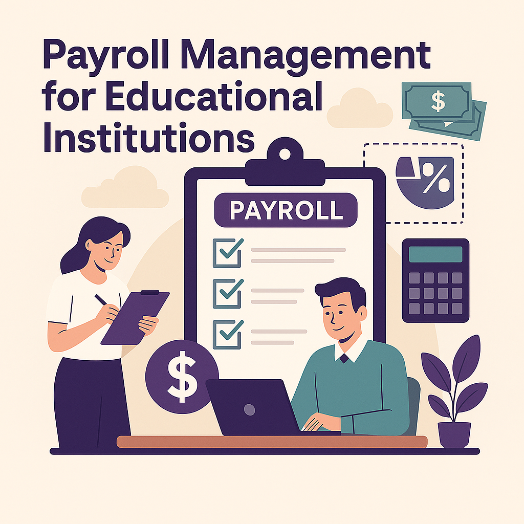 Payroll management for educational institutions